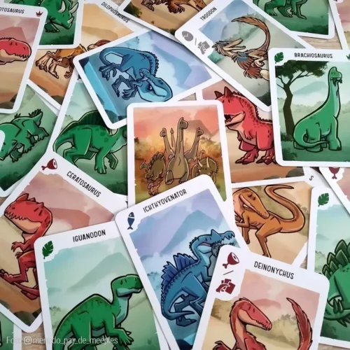 Juego De Mesa Extinción! Cartas Dinosaurios