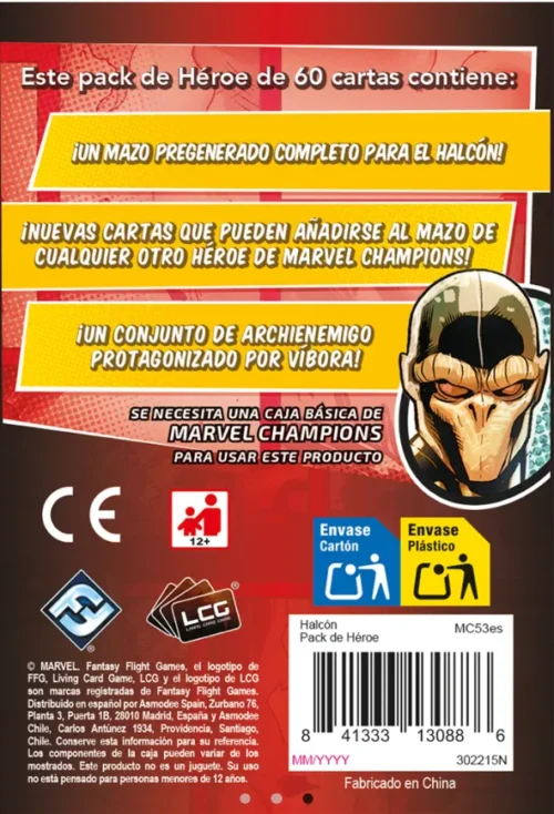 Marvel Champions: El juego de cartas – Falcon Pack de héroe