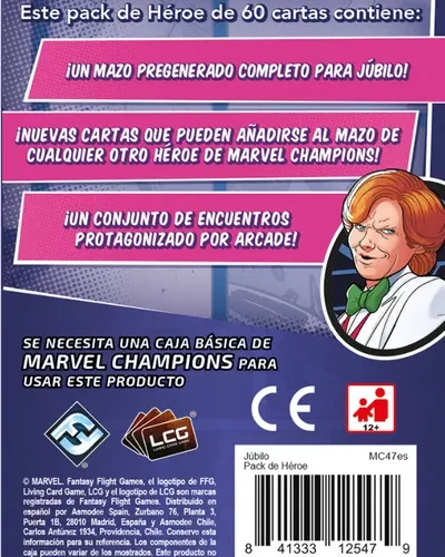 Marvel Champions: El juego de cartas - Jubilee Pack de héroe