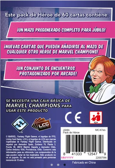 Marvel Champions: El juego de cartas - Jubilee Pack de héroe