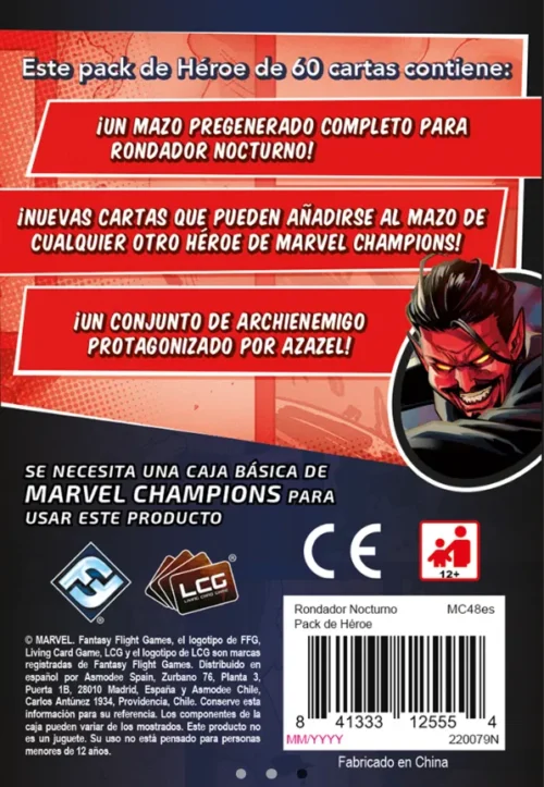 Marvel Champions: El juego de cartas – Nightcrawler Pack de héroe