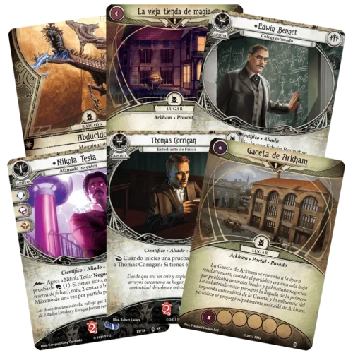 Arkham Horror: El Juego de Cartas – Maquinaciones por el Tiempo: Pack de Escenario