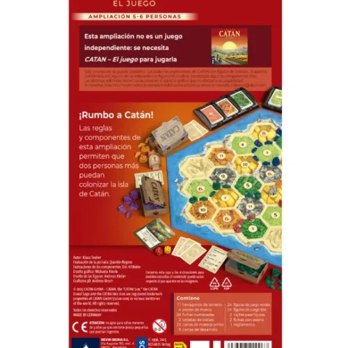 Catan: El Juego ampliación 5-6 jugadores