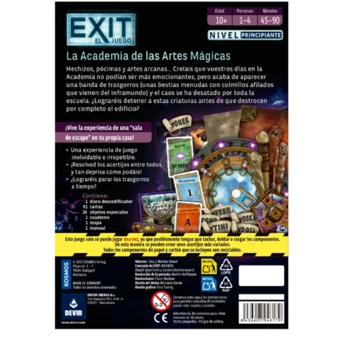 Exit: El Juego – La Academia de las Artes Mágicas