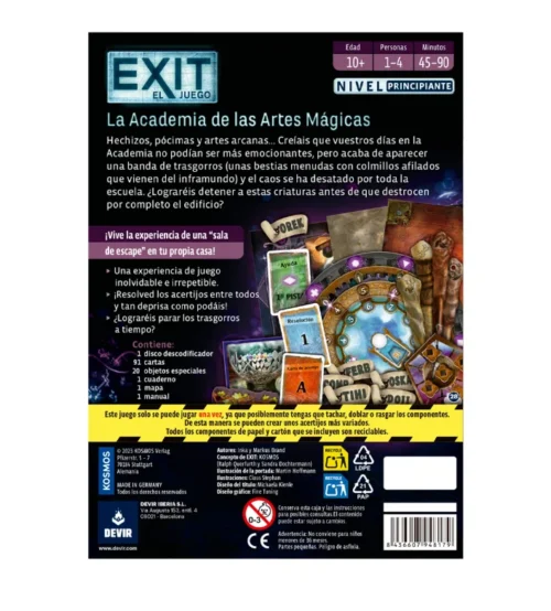 Exit: El Juego – La Academia de las Artes Mágicas