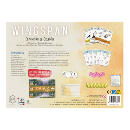 Wingspan: Expansión de Oceanía