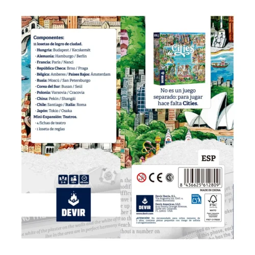 Cities: Tableros de logros de ciudad + teatros