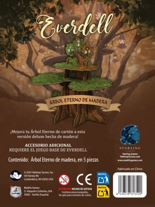 arbol everdell Árbol Eterno de Madera - Everdell